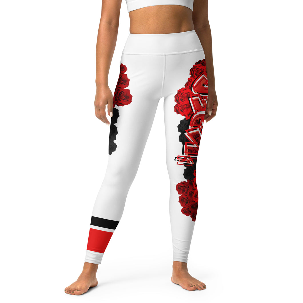 YOGA LEGGINGS: ROSES BOUQUET