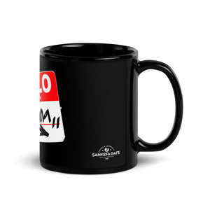 Personalized -Black Glossy Mug