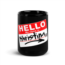 Personalized -Black Glossy Mug