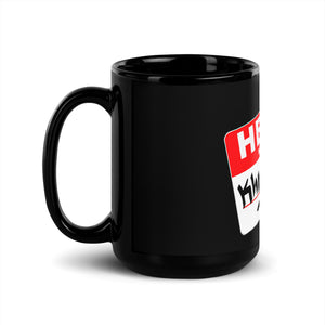 Personalized -Black Glossy Mug