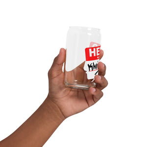 Can-shaped glass