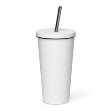 Personalized -Insulated tumbler with a straw