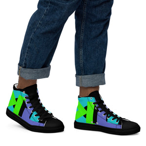 JECK-ONE -MASHUP 2 -Men’s high top canvas shoes