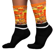 SOCKS:  orangeHeat JK1