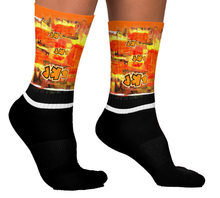 SOCKS:  orangeHeat JK1