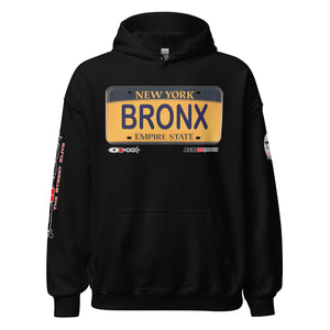 HOODIE (uniSex): BRONX  -VanityPlate