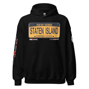 HOODIE (uniSex): STATEN ISLAND -VanityPlate