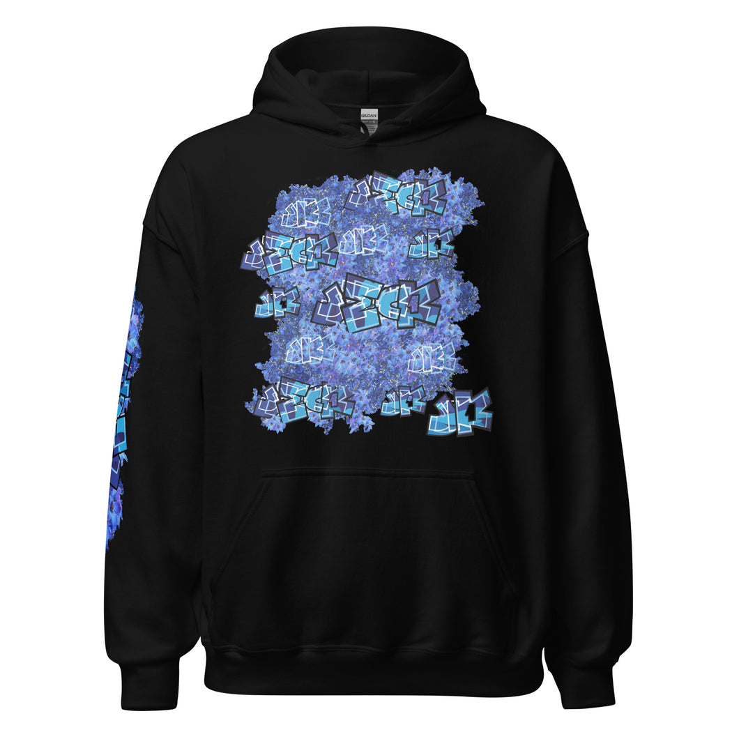 HOODIE: DELPHINIUMS BOUQUET - uniSex