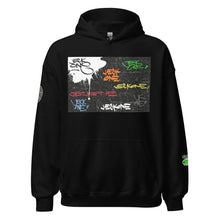 HOODIE (uniSex):  TAGGED UP WALL - (upgraded classic)