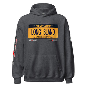 HOODIE (uniSex): LONG ISLAND -VanityPlate