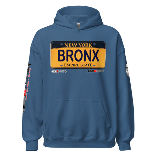 HOODIE (uniSex): BRONX  -VanityPlate