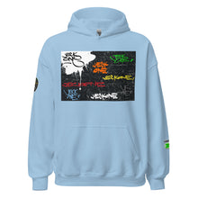 HOODIE (uniSex):  TAGGED UP WALL - (upgraded classic)