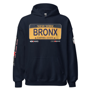 HOODIE (uniSex): BRONX  -VanityPlate