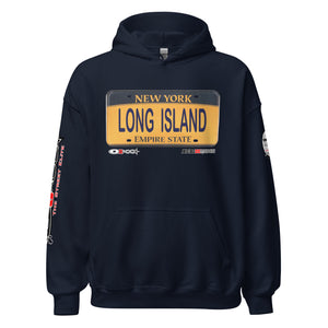 HOODIE (uniSex): LONG ISLAND -VanityPlate