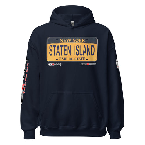 HOODIE (uniSex): STATEN ISLAND -VanityPlate