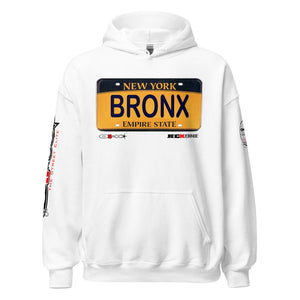 HOODIE (uniSex): BRONX  -VanityPlate