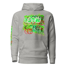 HOODIE (uniSex):  GreenNeonCamo Smudge