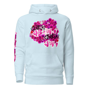 HOODIE: PINKROSES BOUQUET - uniSex