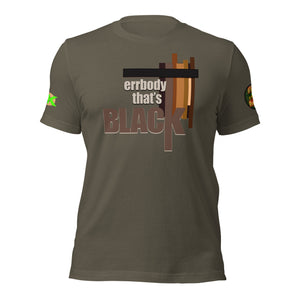 SHORT SLEEVE TEE SHIRT -errBODY THAT'S BLACK -COLORED ONLY- uniSex