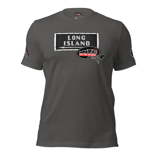 SHORT SLEEVE TEE SHIRT (uniSex) : LONG ISLAND (updated classic)