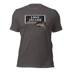 SHORT SLEEVE TEE SHIRT (uniSex) : LONG ISLAND (updated classic)