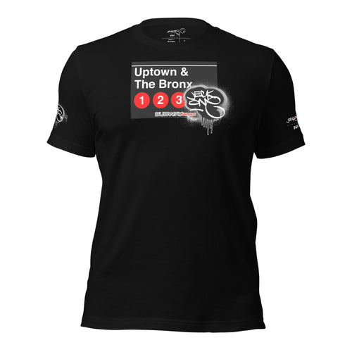 SHORT SLEEVE TEE  (uniSex) : UPTOWN & THE BRONX -(2020 upgraded classic)