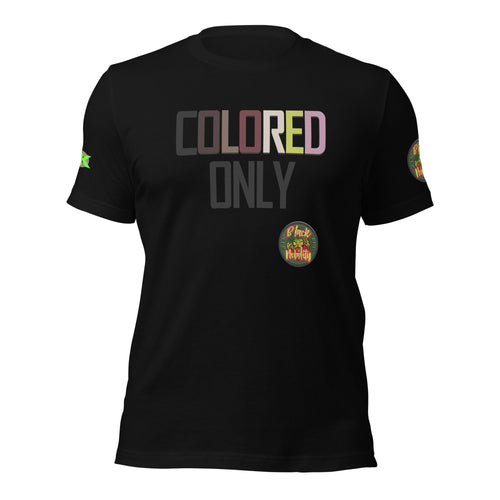 SHORT SLEEVE TEE SHIRT -COLORED ONLY -uniSex