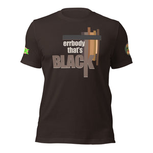 SHORT SLEEVE TEE SHIRT -errBODY THAT'S BLACK -COLORED ONLY- uniSex