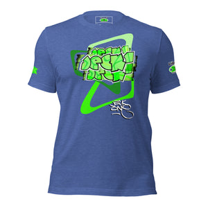 SHORT SLEEVE TEE SHIRT (uniSex) :NEON 3 -(Slinky 2024 update)