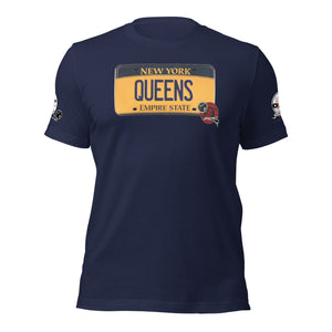 SHORT SLEEVE TEE SHIRT (uniSex) : QUEENS 2021   (JECKONE X oeroSTREETautomotive Custom Classics)