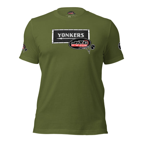 SHORT SLEEVE TEE SHIRT (uniSex) : YONKERS (updated classic)