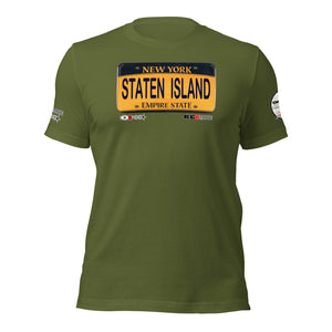 SHORT SLEEVE TEE SHIRT (uniSex) :  STATEN ISLAND (JECKONE X oeroSTREETautomotive Custom Classics)