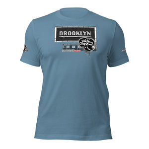 SHORT SLEEVE TEE  (uniSex) :  BROOKLYN (tiled) -(2020 upgraded classic)