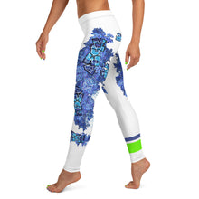 LEGGINGS:  DELPHINIUMS BOUQUET