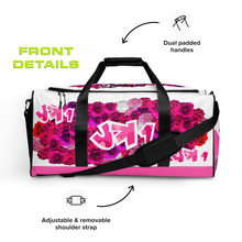 GYM DUFFLE BAG (Premium): PINKROSES BOUQUET