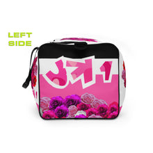 GYM DUFFLE BAG (Premium): PINKROSES BOUQUET