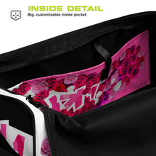 GYM DUFFLE BAG (Premium): PINKROSES BOUQUET