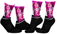 SOCKS: PINKROSES BOUQUET -uniSex