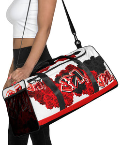 GYM DUFFLE BAG (Premium): ROSES BOUQUET -uniSex