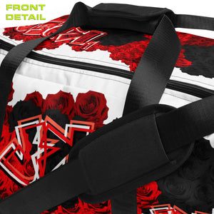 GYM DUFFLE BAG (Premium): ROSES BOUQUET -uniSex