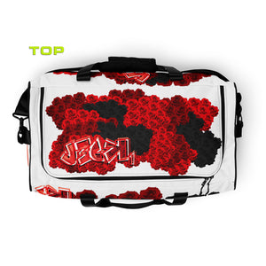 GYM DUFFLE BAG (Premium): ROSES BOUQUET -uniSex