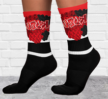 SOCKS: ROSES BOUQUET -uniSex