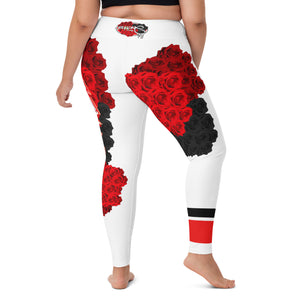 YOGA LEGGINGS: ROSES BOUQUET