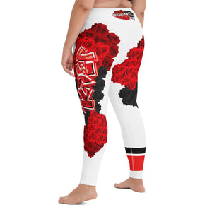 YOGA LEGGINGS: ROSES BOUQUET