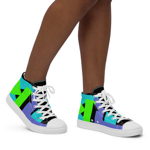 JECK-ONE -Women’s high top canvas shoes