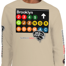 LONG SLEEVE TEE  (uniSex) : BROOKLYN -(2020 upgraded classic)