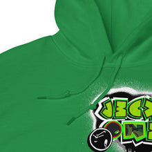 HOODIE (uniSex):  GreenNeonCamoDrip  (upgraded classic)