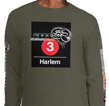 LONG SLEEVE TEE  (uniSex) : HARLEM -(2020 upgraded classic)