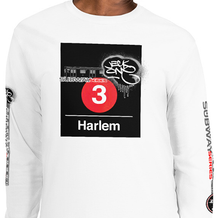 LONG SLEEVE TEE  (uniSex) : HARLEM -(2020 upgraded classic)