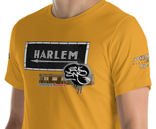 SHORT SLEEVE TEE  (uniSex) : HARLEM (tiled) -(2020 upgraded classic)